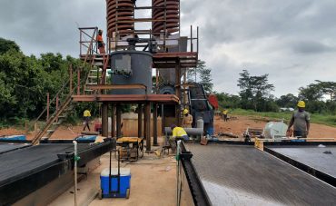 15 TPH Rock Gold Processing Plant In Ghana