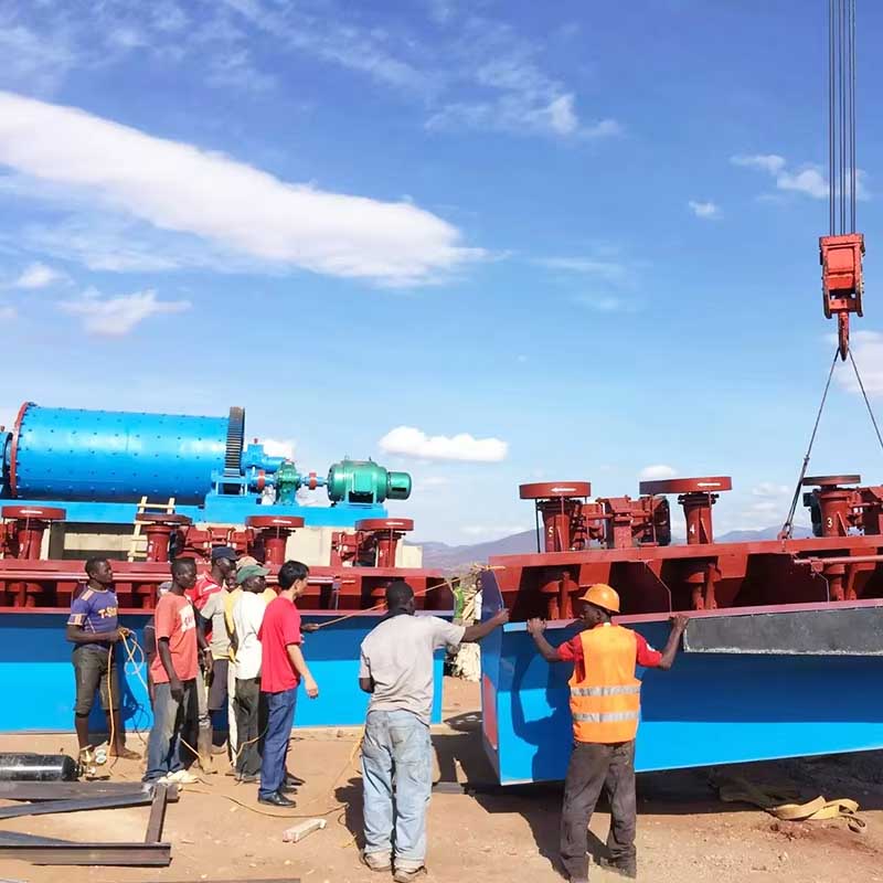 copper ore flotation separation processing plant